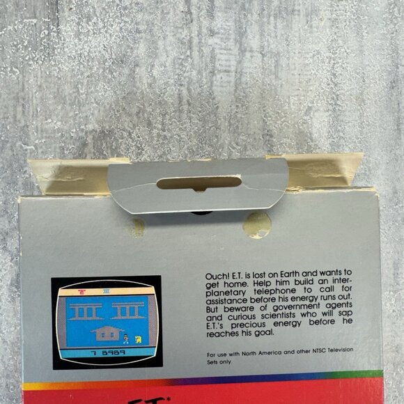 E.T. The Extra-Terrestrial - Atari 2600 Vintage 1982 Video Game Complete In Box - Picture 14 of 16